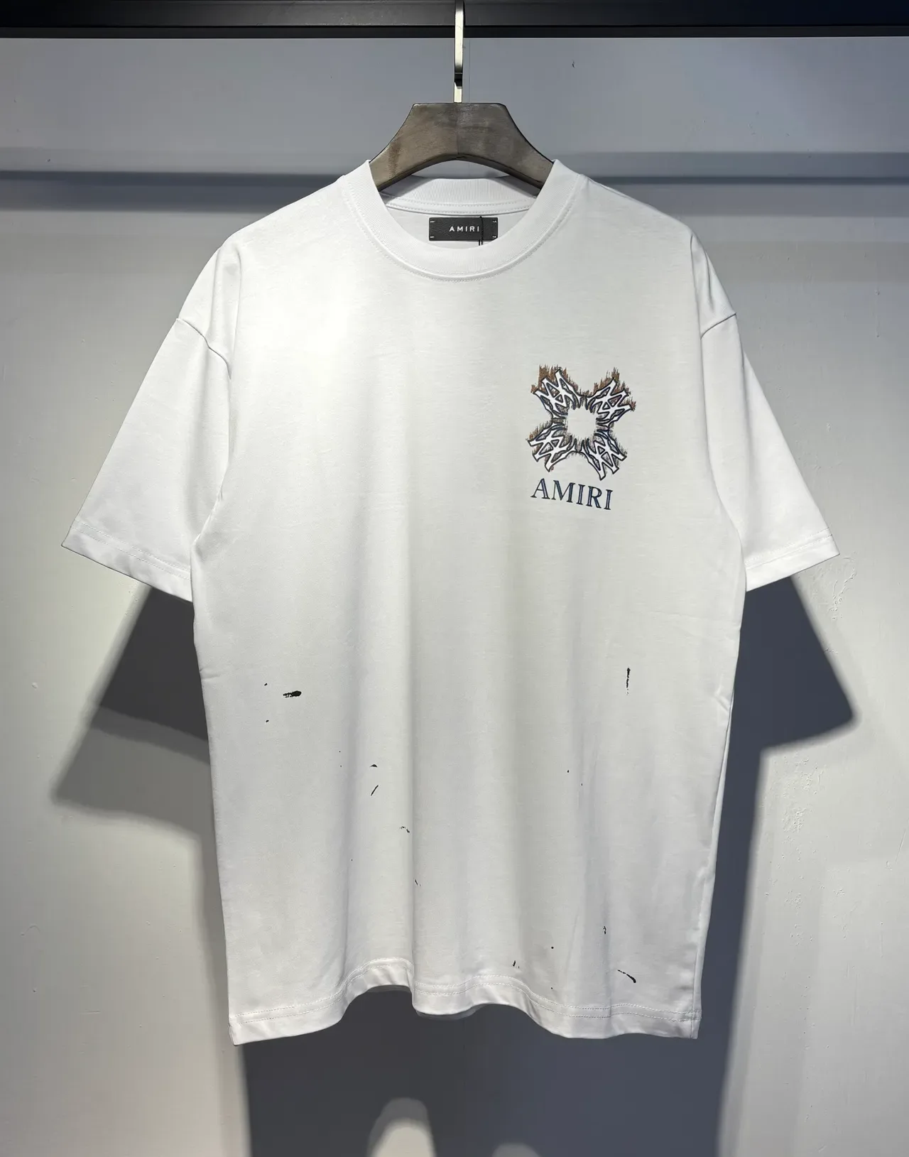 Amiri Graphic-Print Distressed Oversized T-Shirt 2