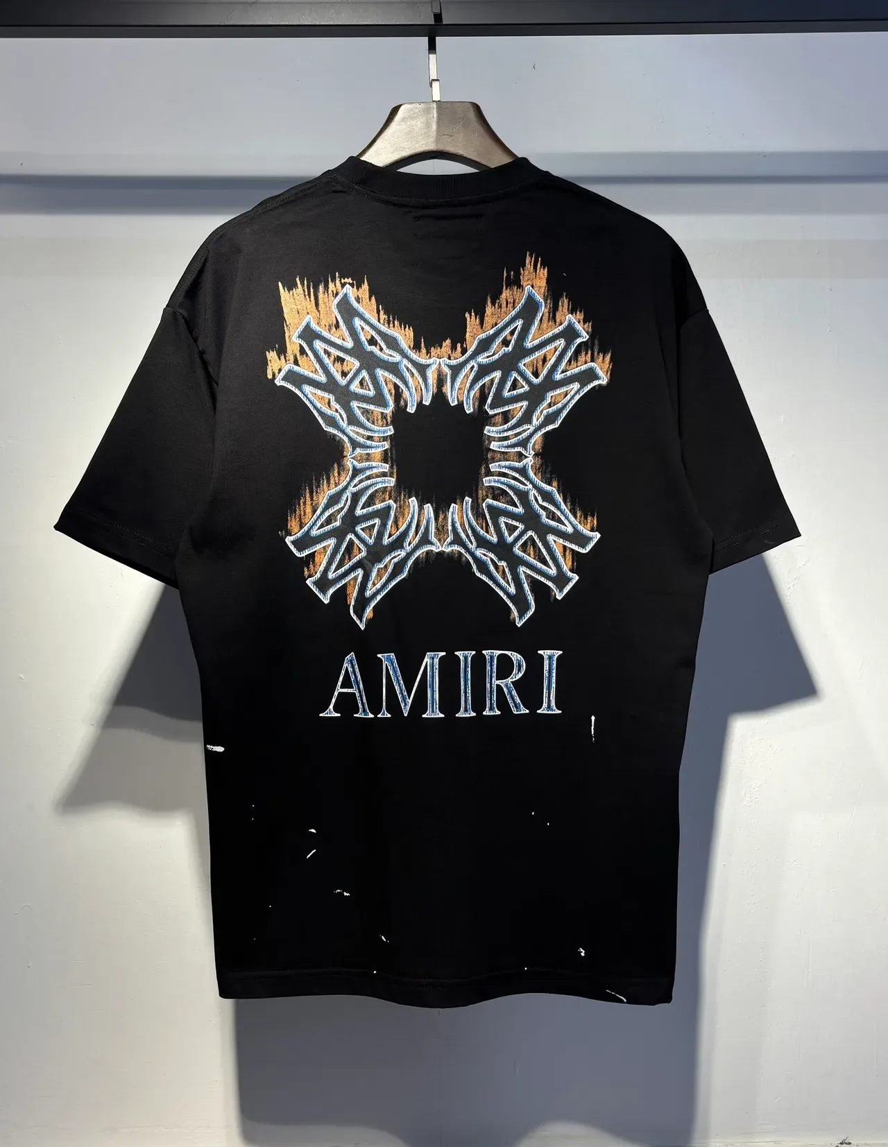 Amiri Graphic-Print Distressed Oversized T-Shirt 3