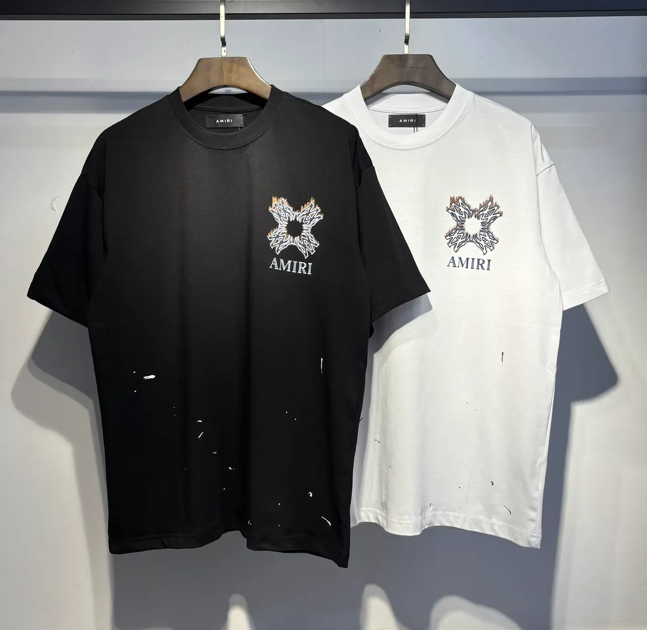 Amiri Graphic-Print Distressed Oversized T-Shirt 4