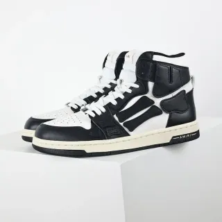 Amiri Skel Top High Black and White Lifestyle Sneakers
