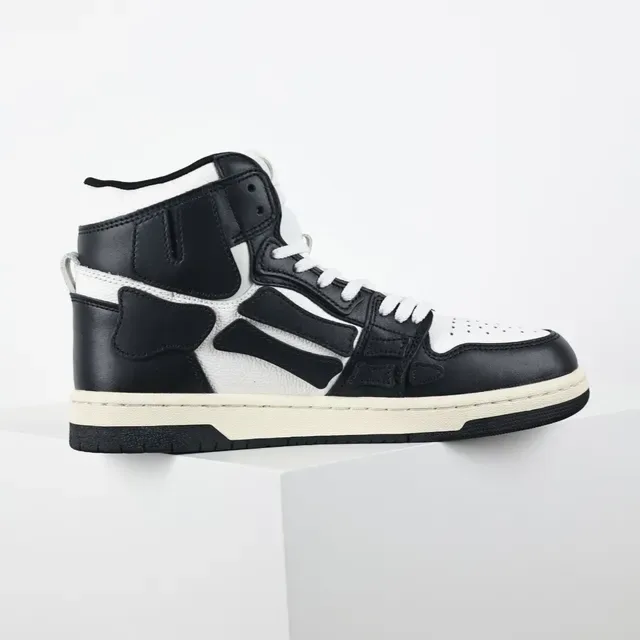 Amiri Skel Top High Black and White Lifestyle Sneakers 7