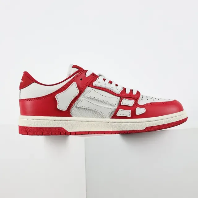 Amiri Skel Top Low Red and White Lifestyle Sneakers 7