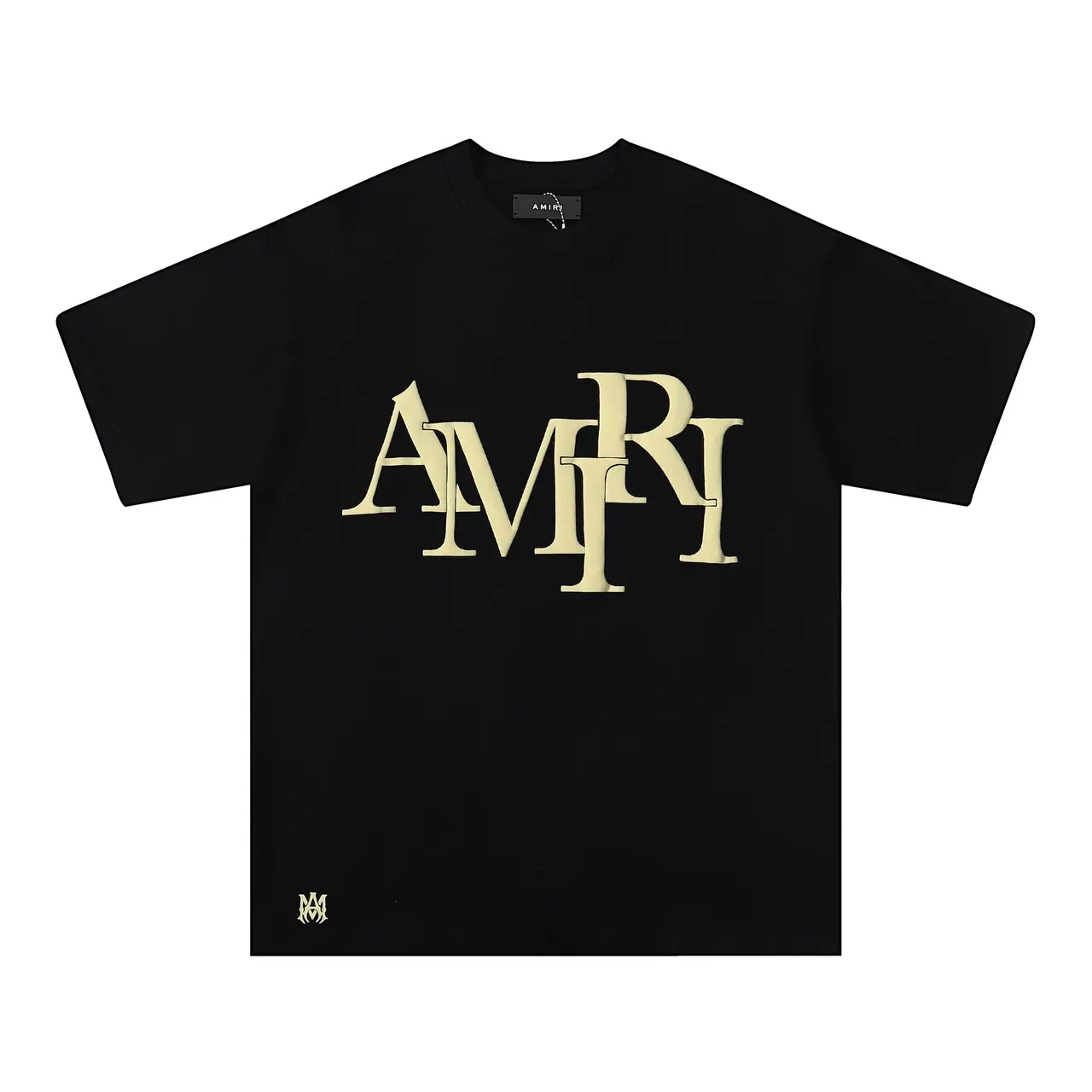 Amiri Stacked Logo Relaxed Fit T-Shirt 4