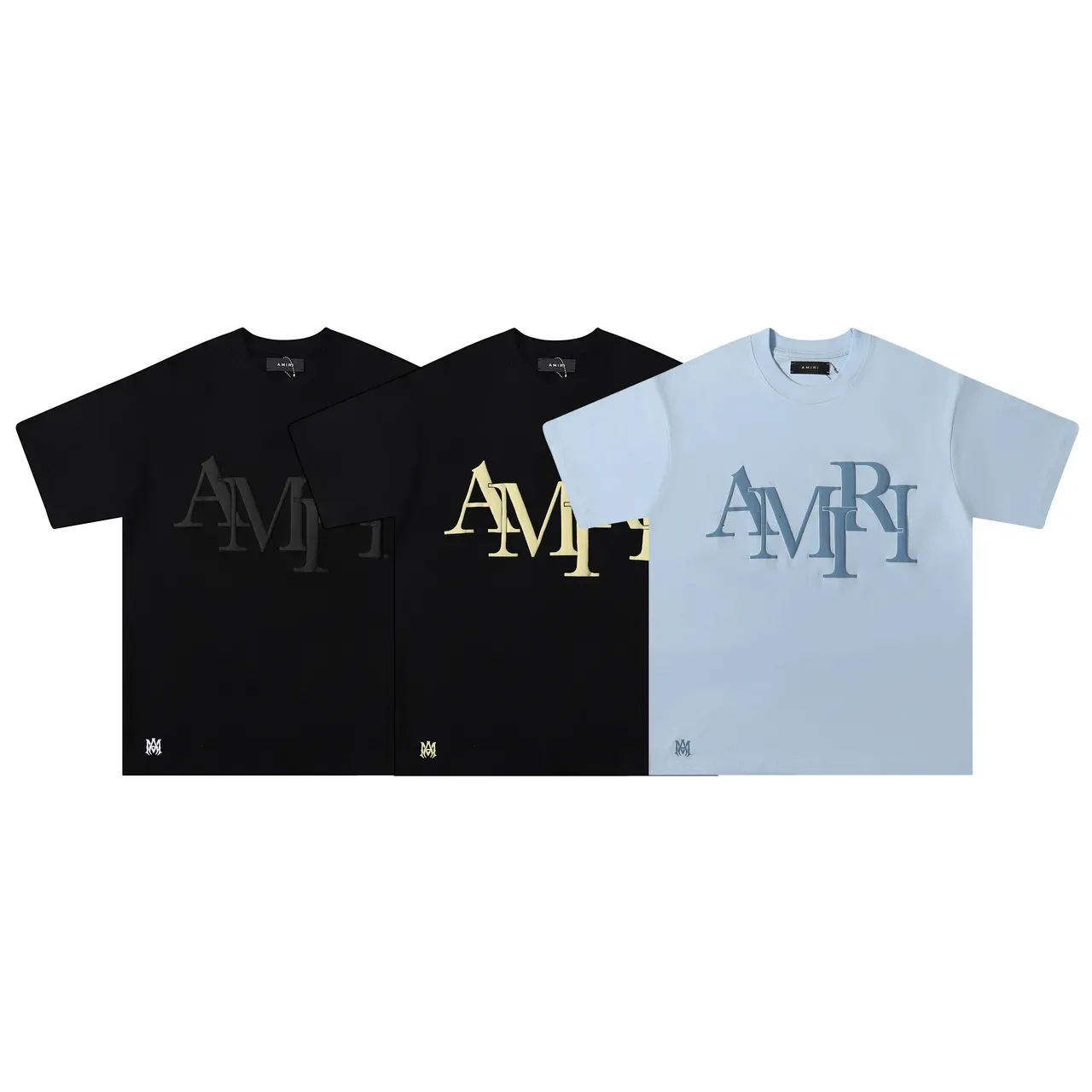 Amiri Stacked Logo Relaxed Fit T-Shirt 7