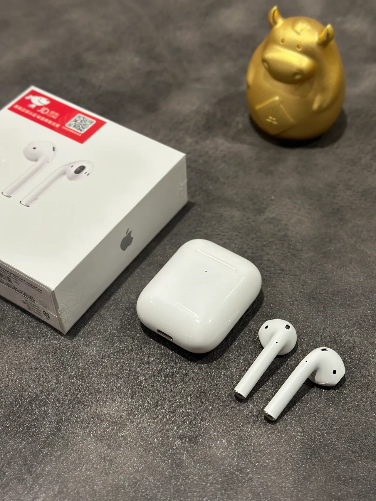 Apple AirPods Fones de Ouvido Brancos com Haste Open-Fit TWS 8