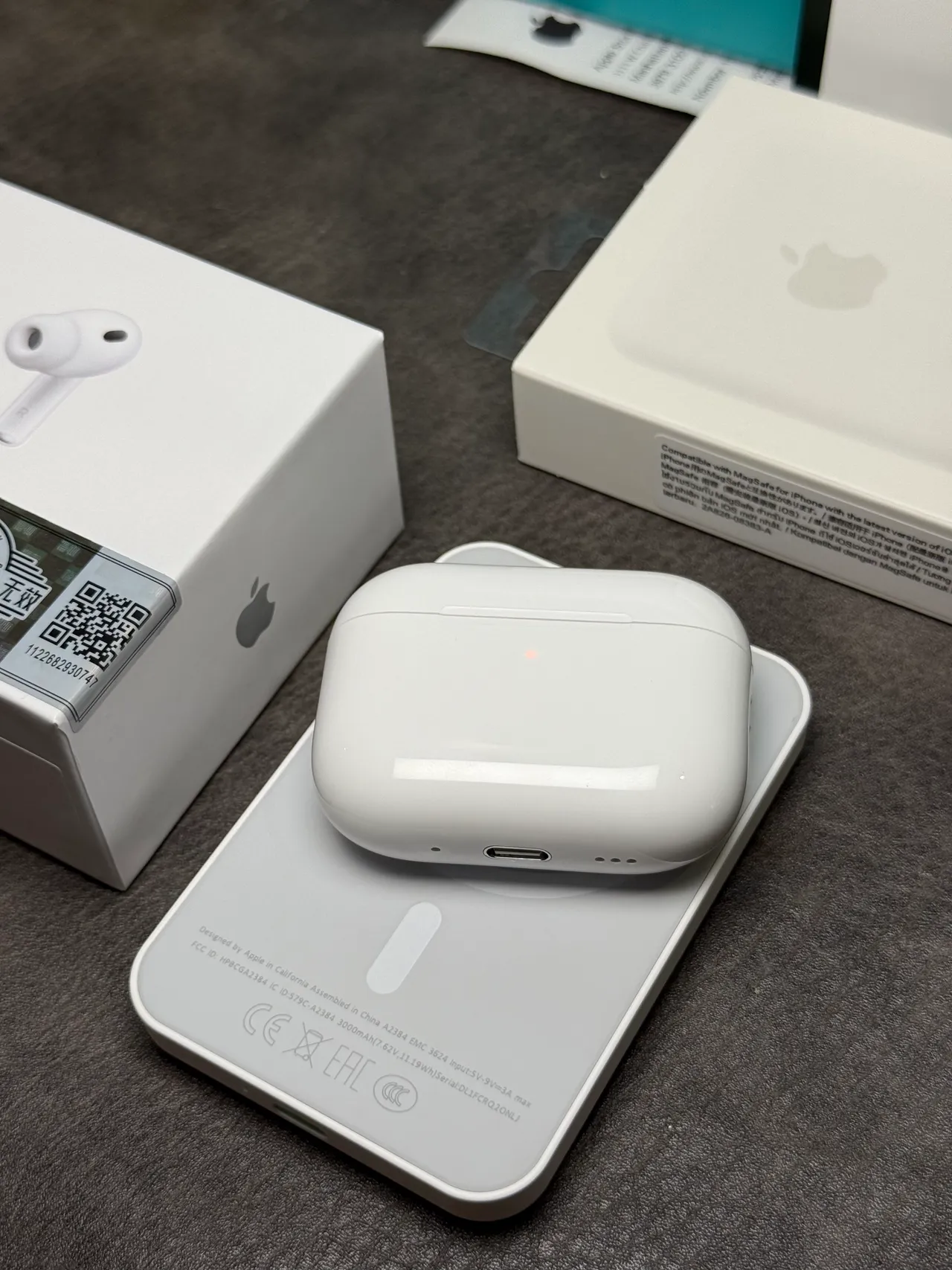 Apple أبيض نمط ساق مفتوح تكيف TWS سماعات الأذن 4
