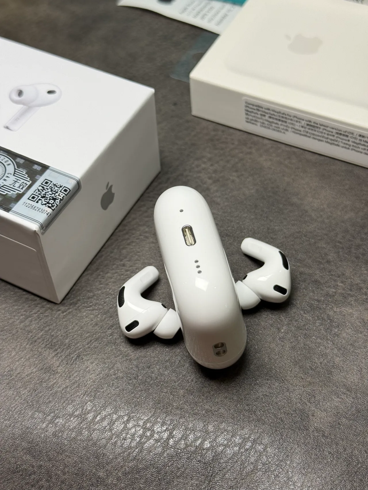 Apple أبيض نمط ساق مفتوح تكيف TWS سماعات الأذن 8