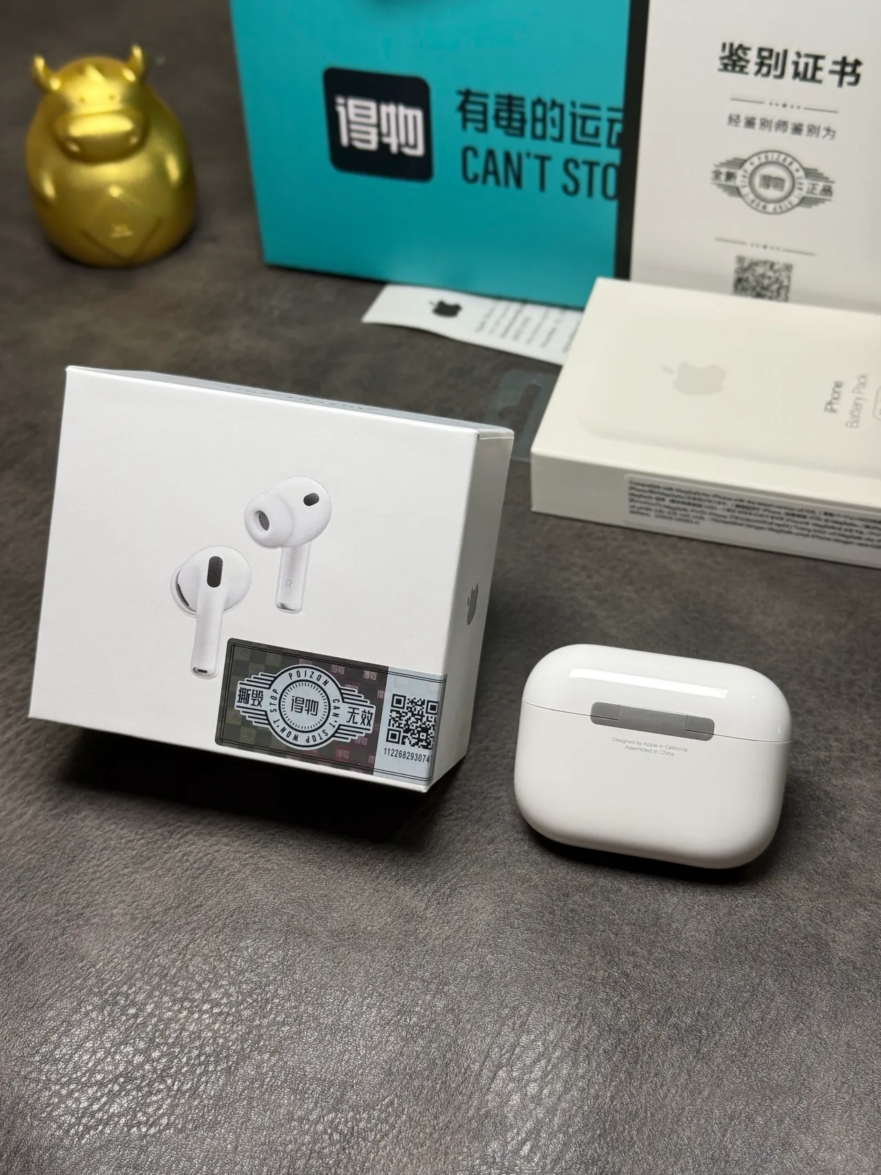 Apple أبيض نمط ساق مفتوح تكيف TWS سماعات الأذن 11