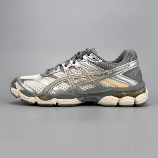 ASICS Gel-Cumulus 16 Gray White Silver Gold Running Shoes