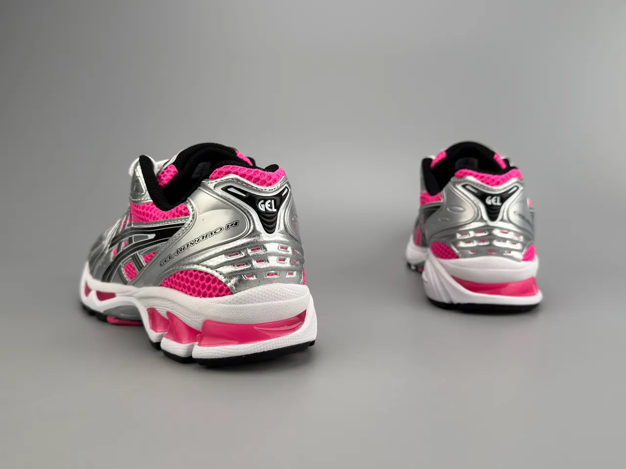 ASICS Gel-Kayano 14 Silver Pink tênis de corrida 4