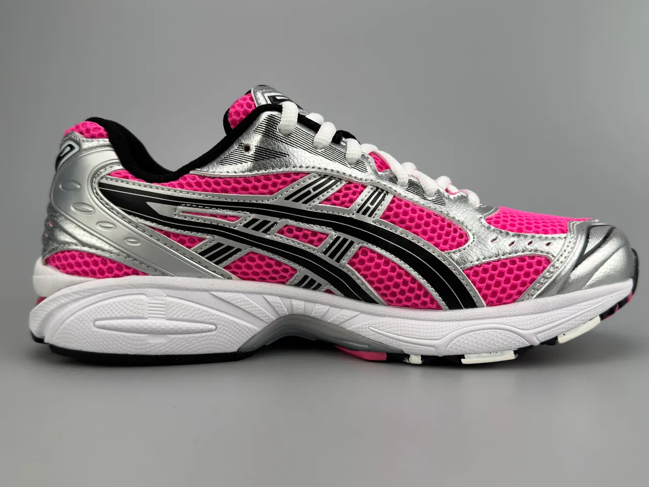 ASICS Gel-Kayano 14 Silver Pink tênis de corrida 10