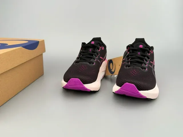 ASICS Gel-Kayano Black Pink Gradient Running Shoes 2