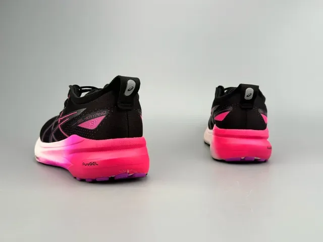 ASICS Gel-Kayano Black Pink Gradient Running Shoes 5