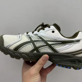 ASICS Gel-Kayano أحذية جري أبيض وأخضر عسكري