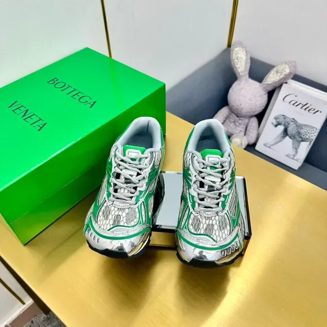 ASICS Vert Argent Maille Supérieure Synthétique Overlays de Cage Chaussures Lifestyle 2
