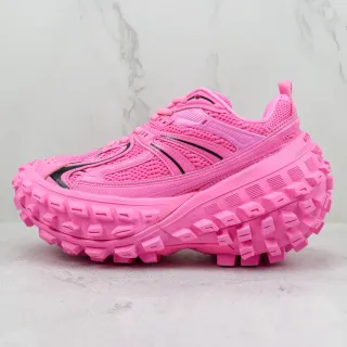 ASICS حذاء أسلوب حياة وردي أسود أحادي اللون شبكة و اصطناعي بناء طبقة