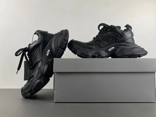 Balenciaga Defender Black Chunky Sneakers 14