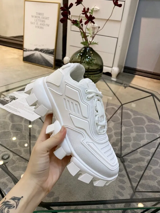 Balenciaga Defender Monochrome White Chunky Sneakers 5