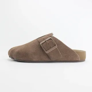 بالنسياغا Le Cagole بني بيج جلد ناعم أعلى حزام فردي oversized مع إبزيم أحذية كاجوال