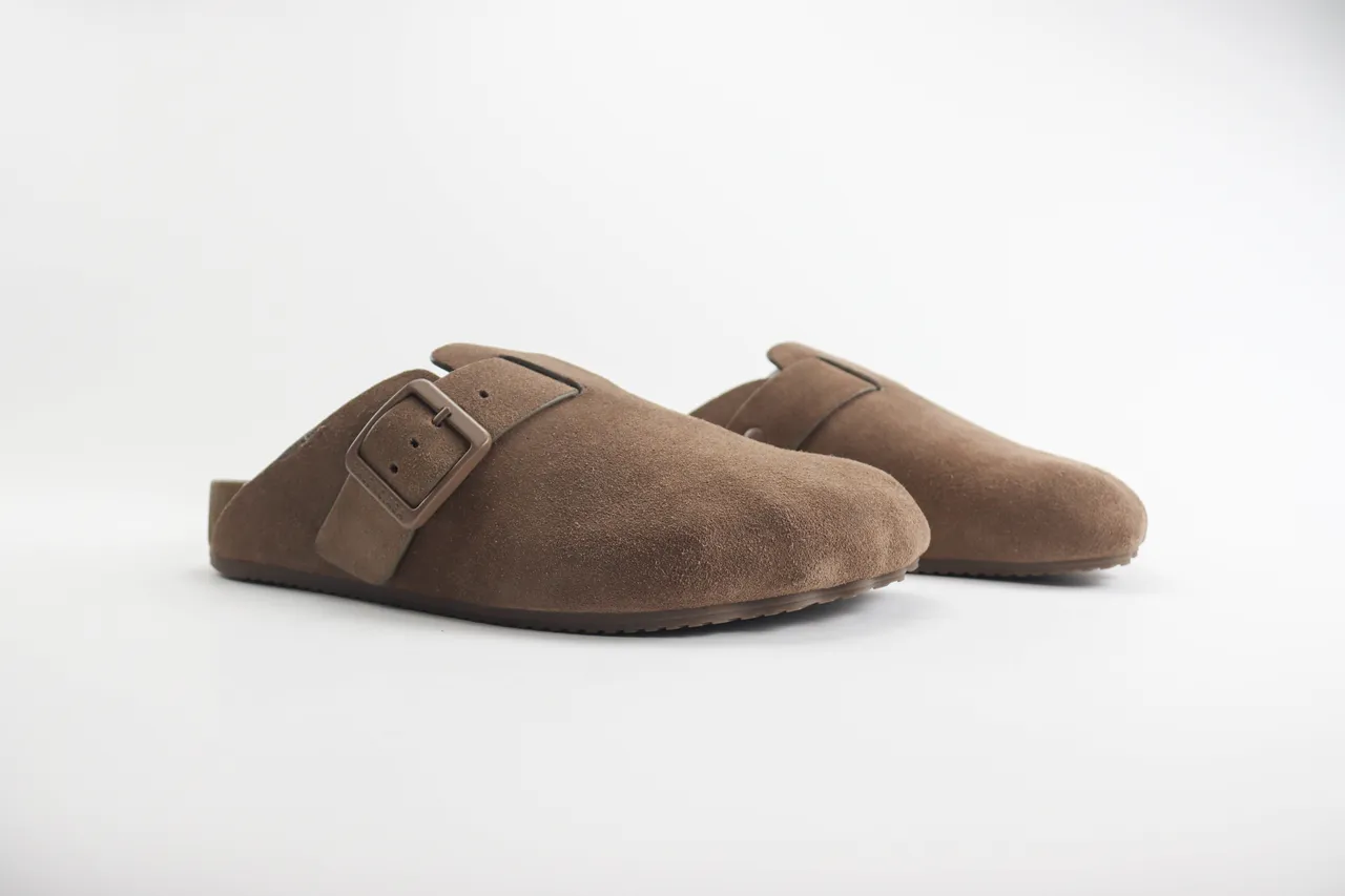 Balenciaga Le Cagole Marrom Bege Camurça Superior Alça Única Oversized Fivela Tênis Casual 3