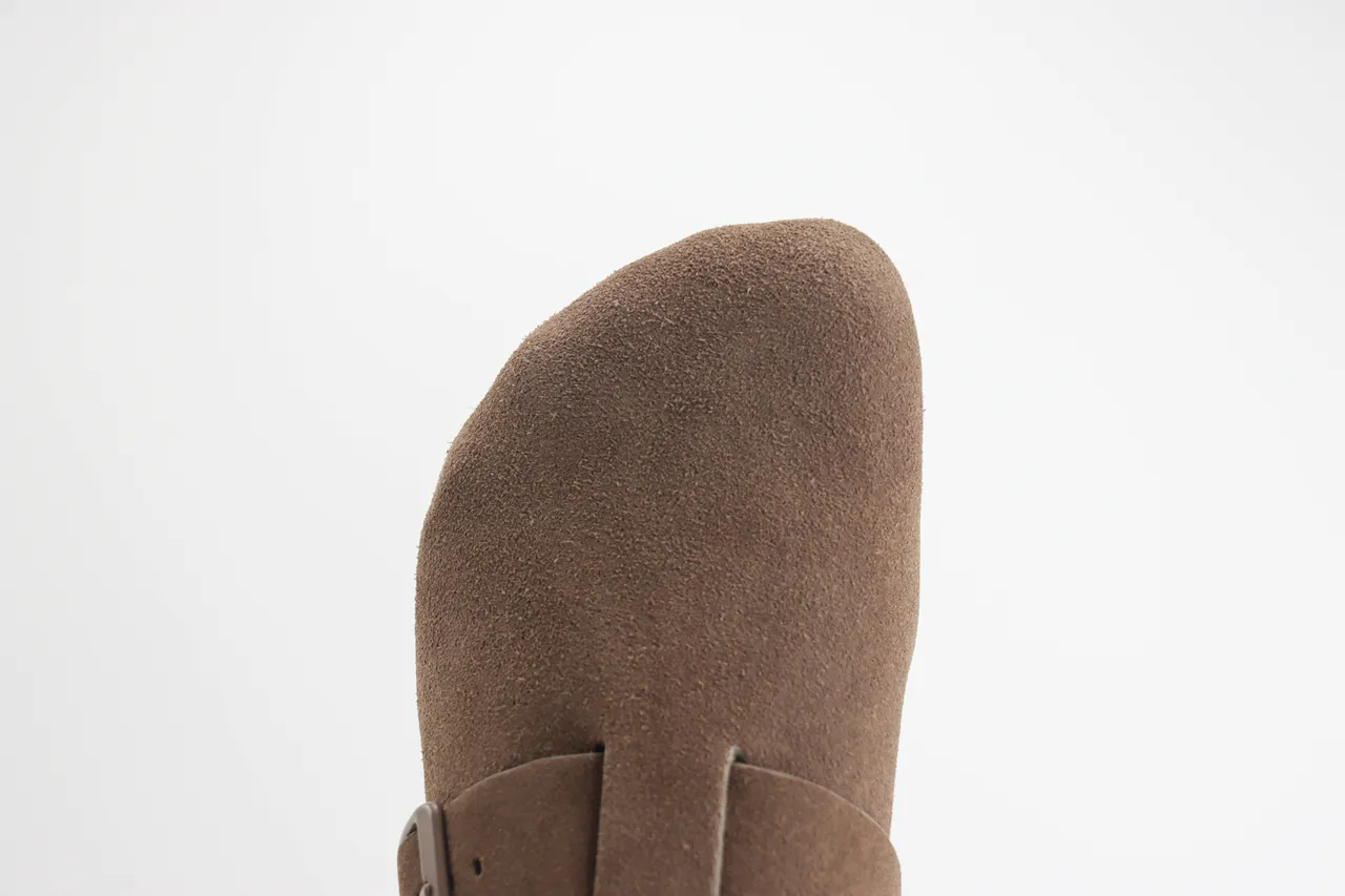 Balenciaga Le Cagole Marrom Bege Camurça Superior Alça Única Oversized Fivela Tênis Casual 6
