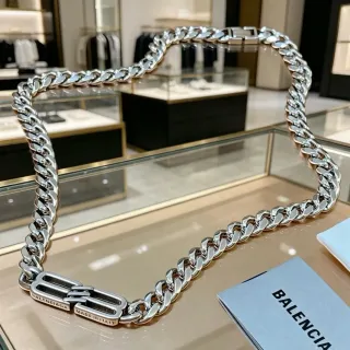 كولييه بالنساغا لوغو سلسلة كيرب سلاسل فضية