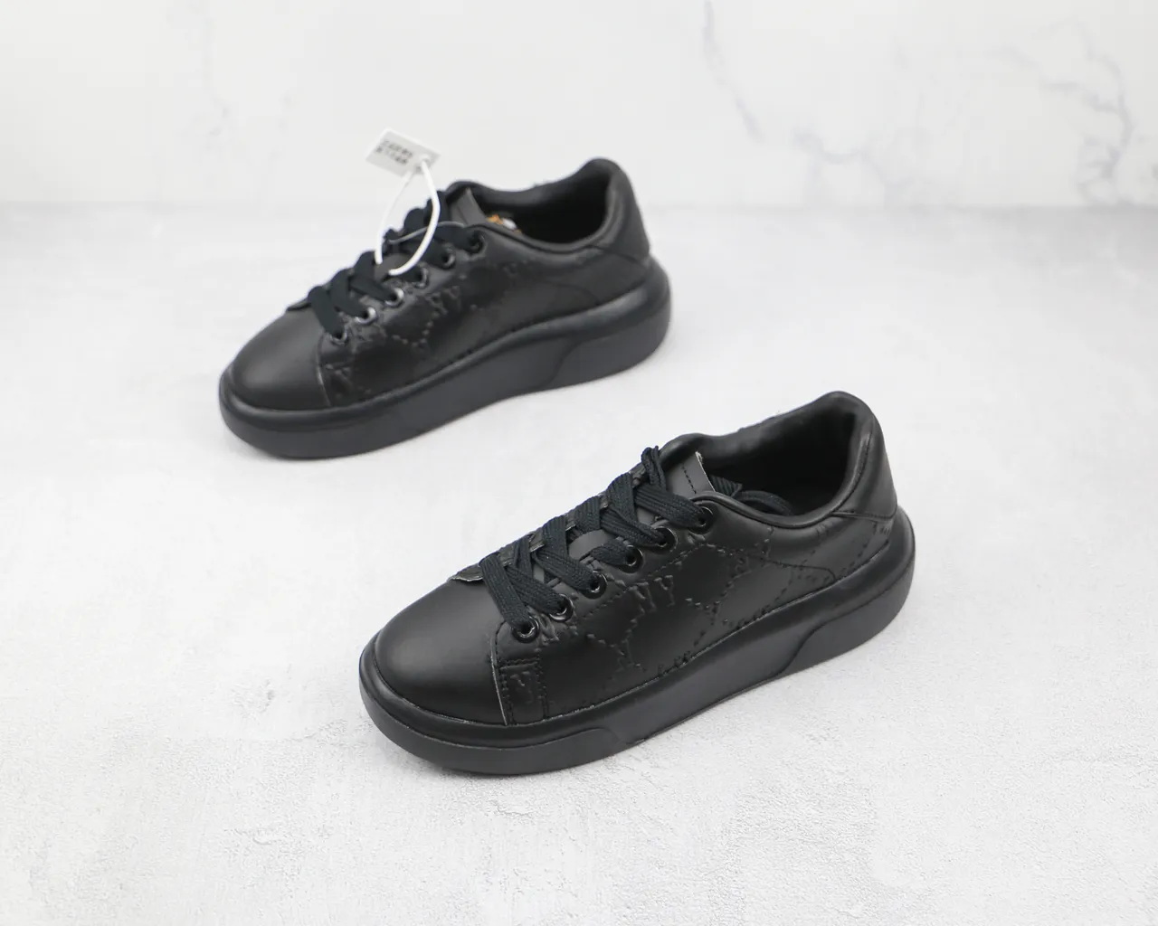 Balenciaga Speed Trainer Preto Monogram Style de vida Tênis 4