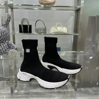 Balenciaga Speed Trainer Speed 3.0 Zapatillas Chunky Negros y Blancos