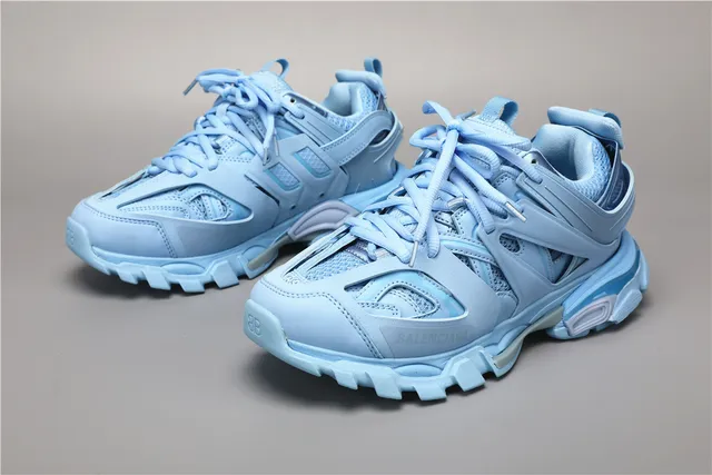 Balenciaga Track Trainer हल्का नील चंकी स्निकार 5