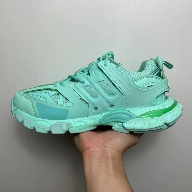Balenciaga Track Trainer Sneakers Chunky Vert Menthe 3