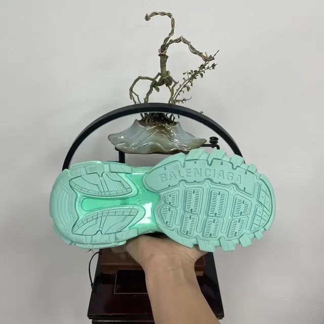 Balenciaga Track Trainer Sneakers Chunky Vert Menthe 4