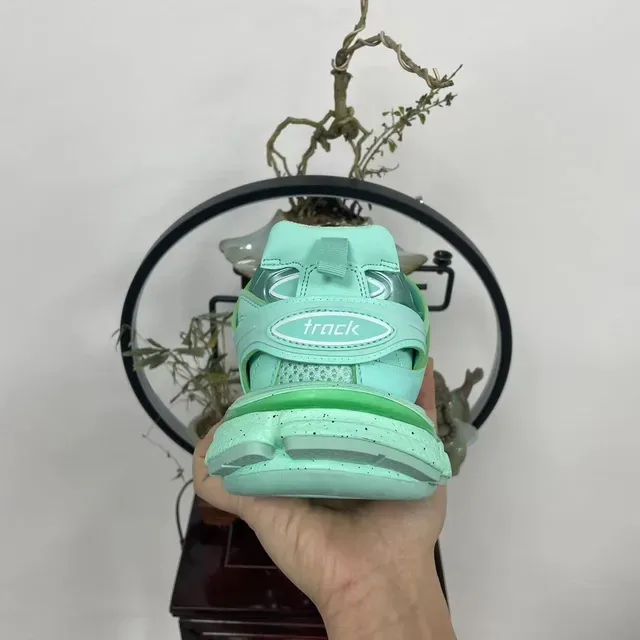 Balenciaga Track Trainer Sneakers Chunky Vert Menthe 5