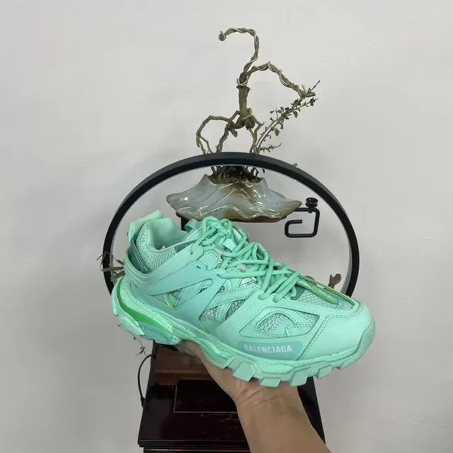 Balenciaga Track Trainer Sneakers Chunky Vert Menthe 8
