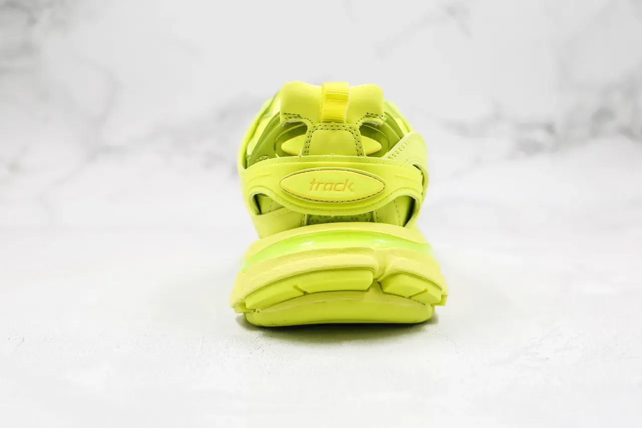 Balenciaga Track Trainer Neon Yellow Chunky Sneakers 2