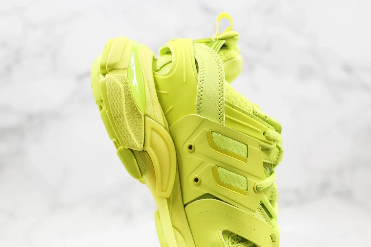 Balenciaga Track Trainer Neon Yellow Chunky Sneakers 5