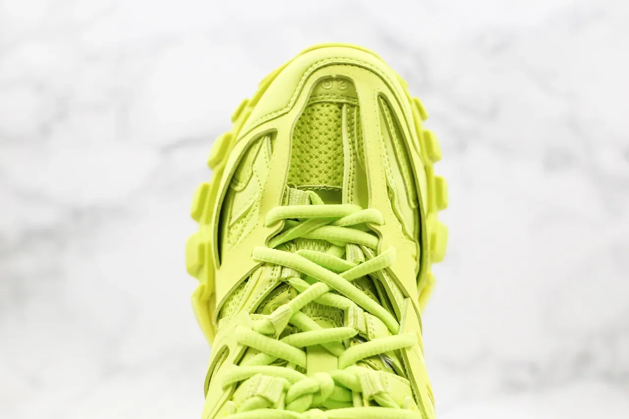 Balenciaga Track Trainer Neon Yellow Chunky Sneakers 6