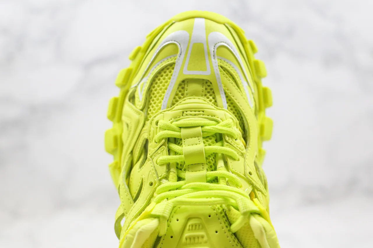 بالنسياغा Track Trainer أصفر نيون أحذية رياضية سميكة 7