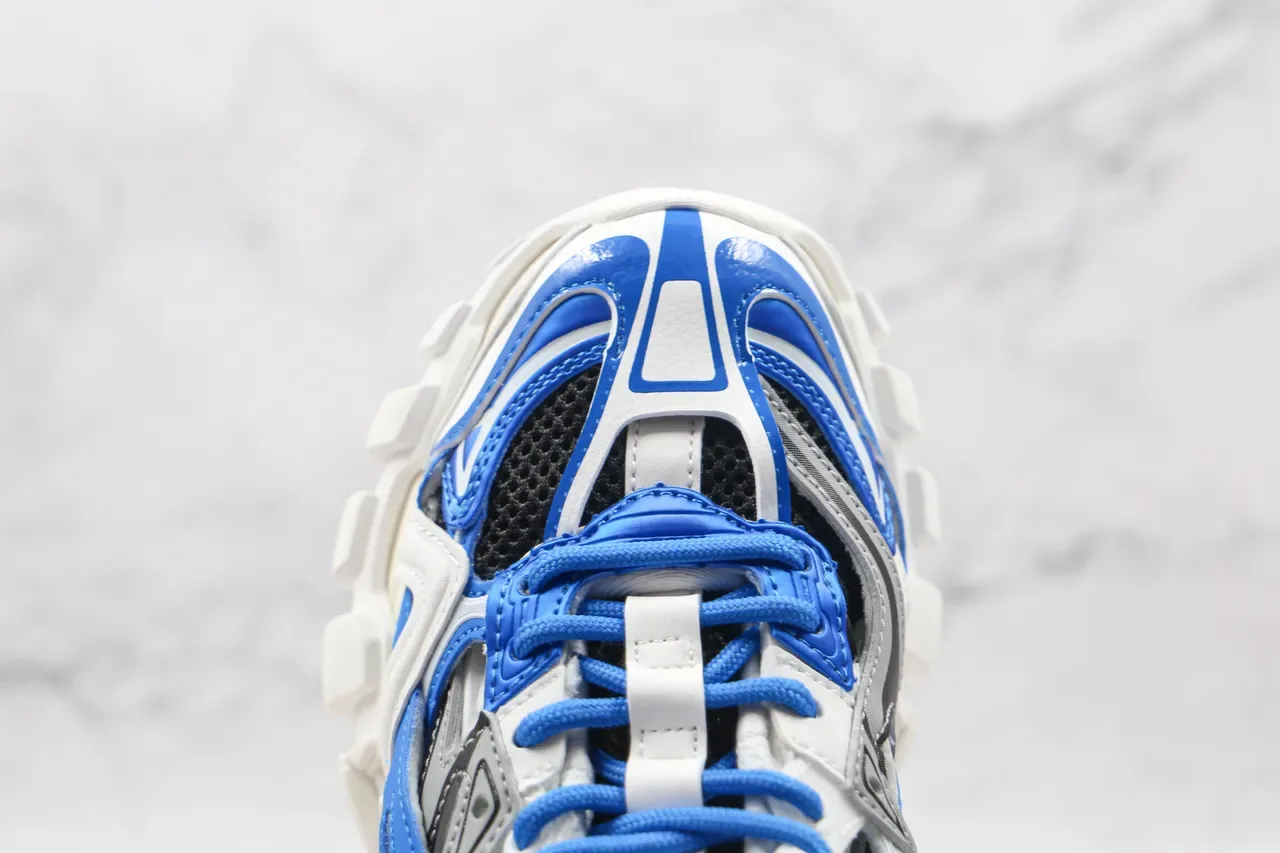 Balenciaga Track Trainer blancs bleus noirs chunky sneakers 5