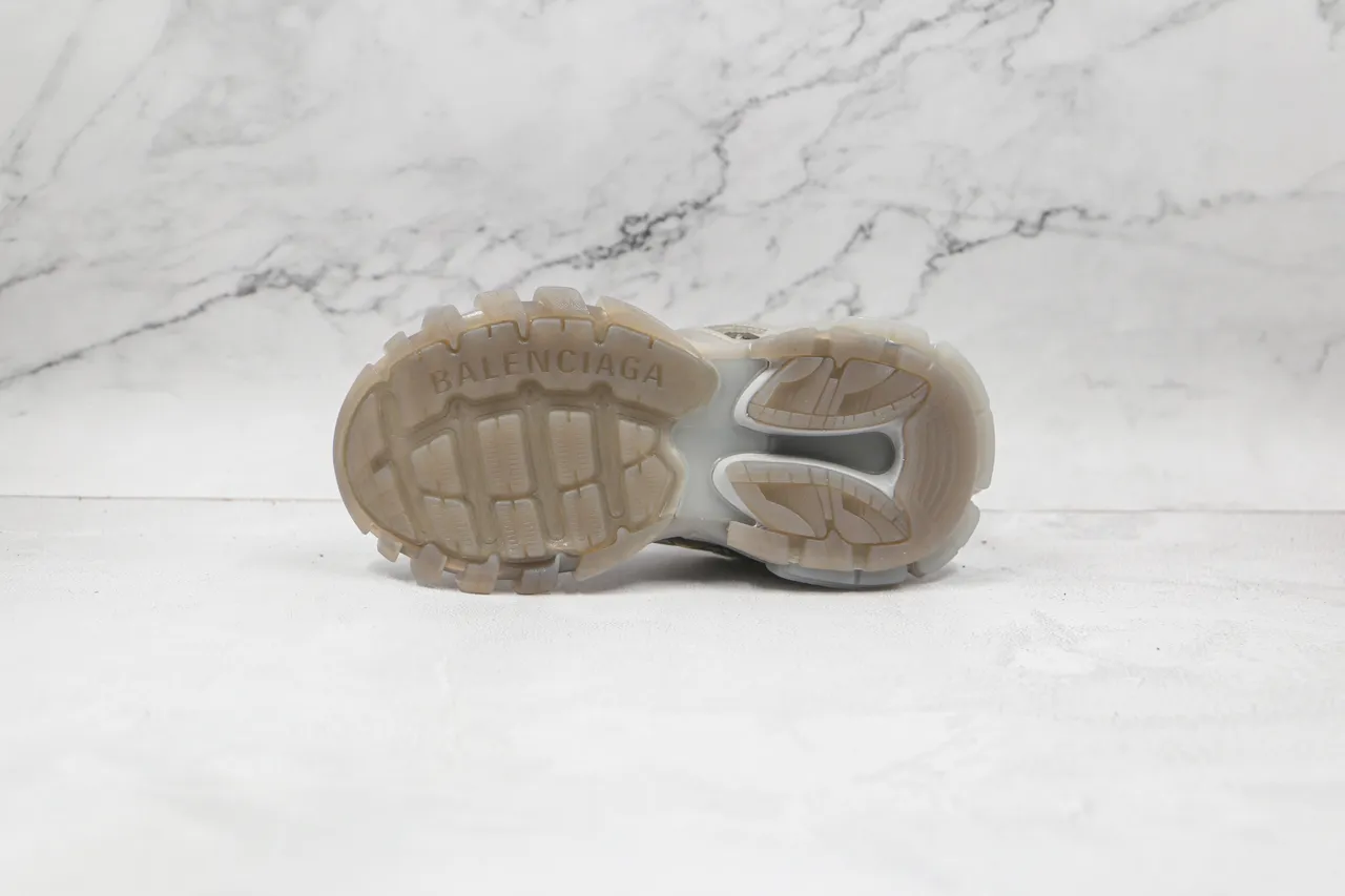 Balenciaga Track Trainer White Translucent Chunky Sneakers 3