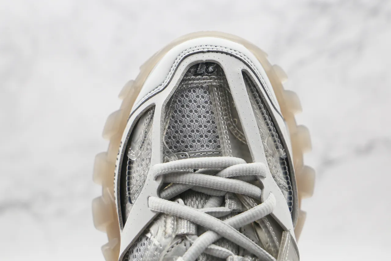 Balenciaga Track Trainer White Translucent Chunky Sneakers 5