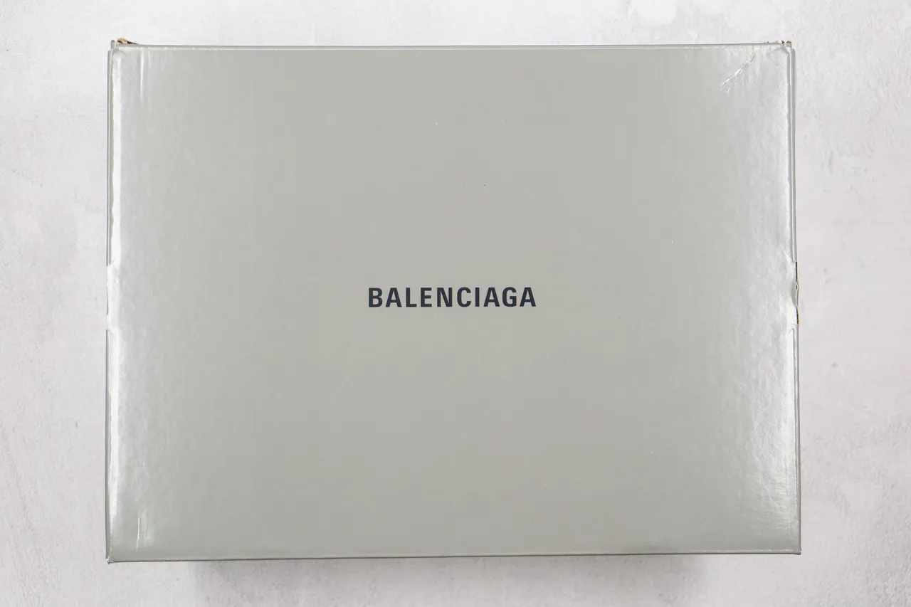 Balenciaga Triple S Gris Logo-Print Zapatillas Chunky 3