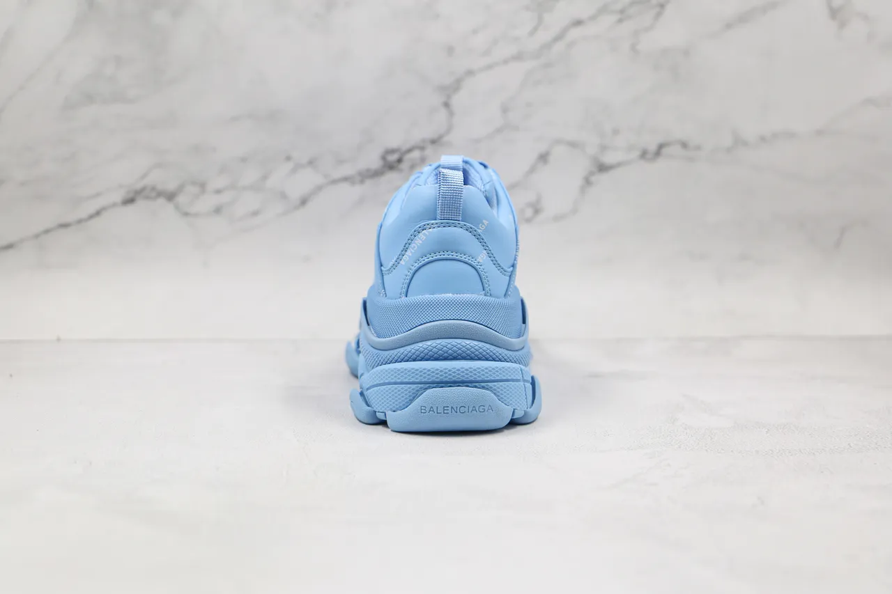 Balenciaga Triple S Light Blue Chunky Sneakers 2