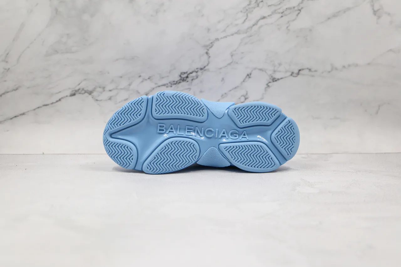 Balenciaga Triple S Light Blue Chunky Sneakers 3