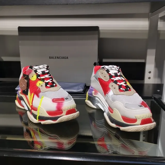 Balenciaga Triple S Multicolor Chunky Sneakers 9