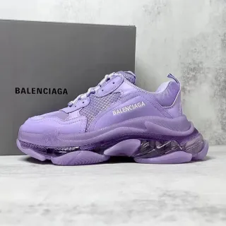 Balenciaga Triple S أحذية رياضية بنفسجية سميكة