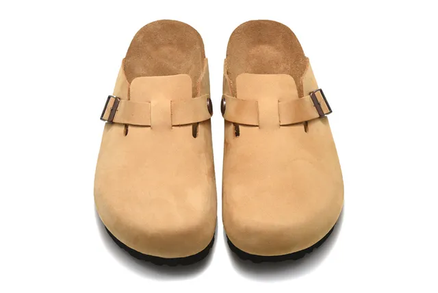 Birkenstock Arizona beige noir daim bride à boucle unique chaussures casuales 2