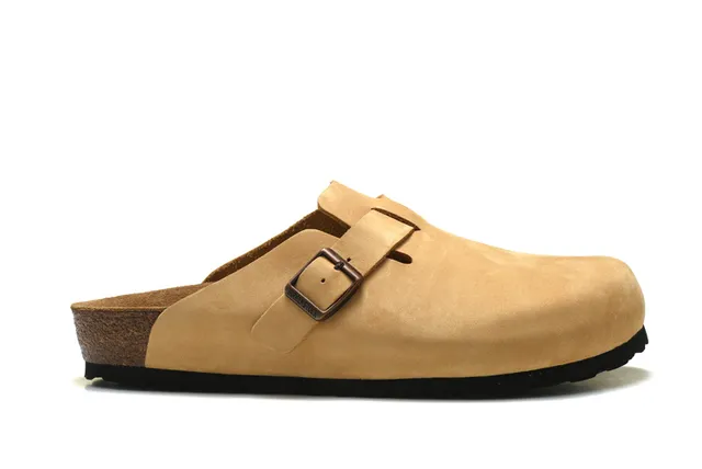 Birkenstock Arizona beige noir daim bride à boucle unique chaussures casuales 4