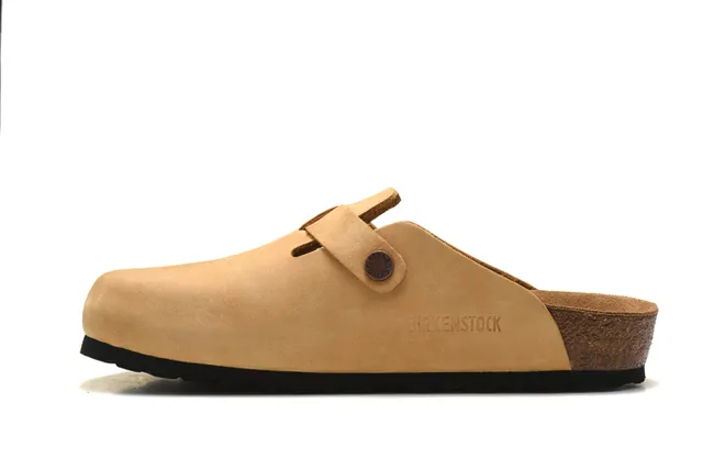 Birkenstock Arizona beige noir daim bride à boucle unique chaussures casuales 5
