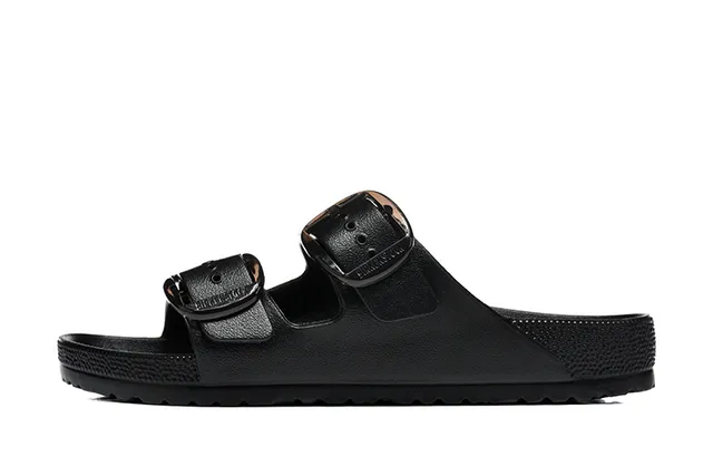 Birkenstock Arizona Sandales Noires à Double Bride Casual 2