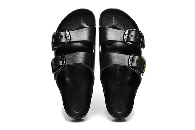 Birkenstock Arizona Sandales Noires à Double Bride Casual 3